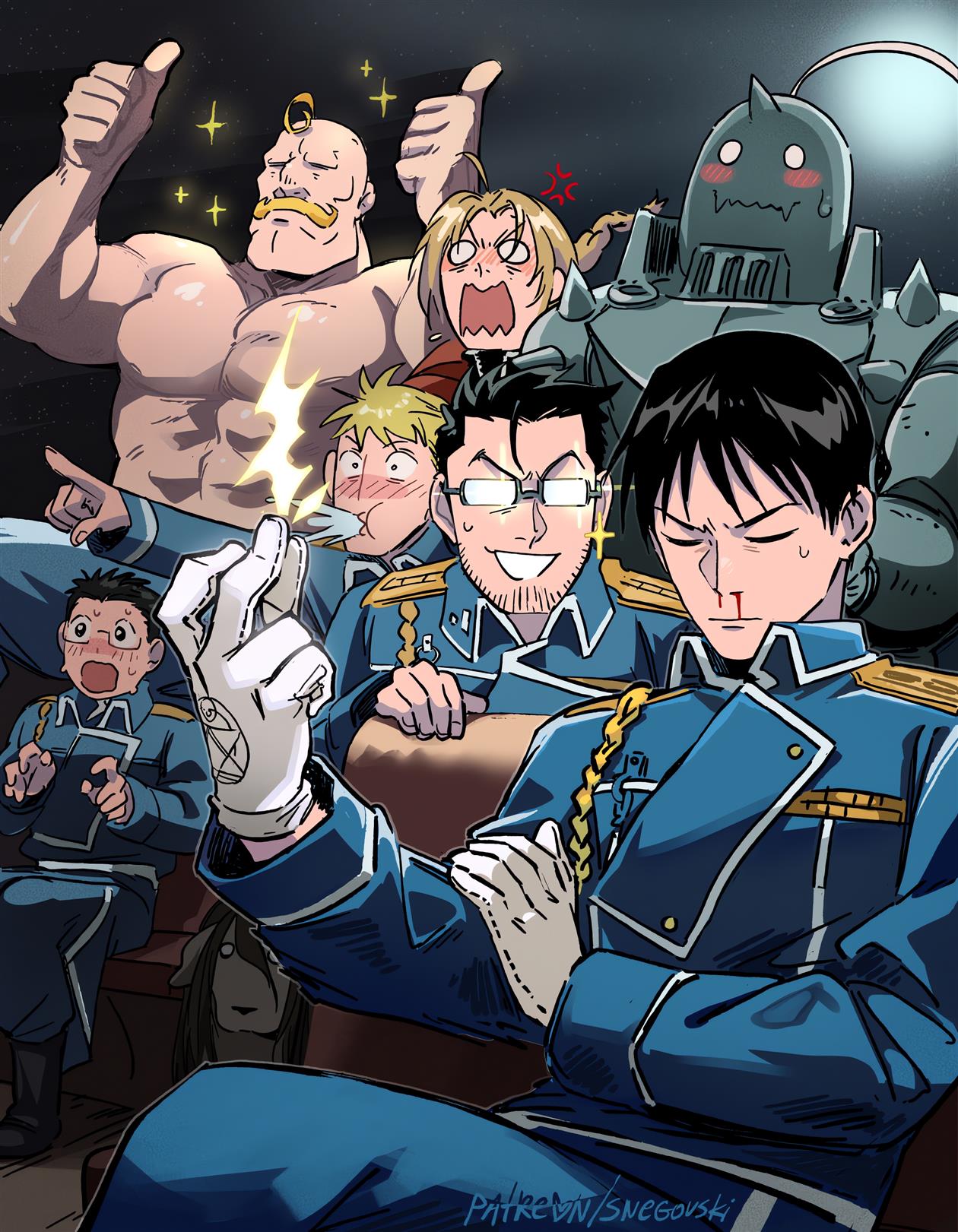 Roy Mustang e Riza Hawkeye - Foto 2